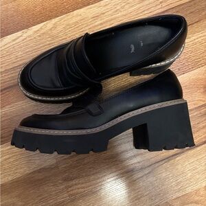 Black Platform Loafers